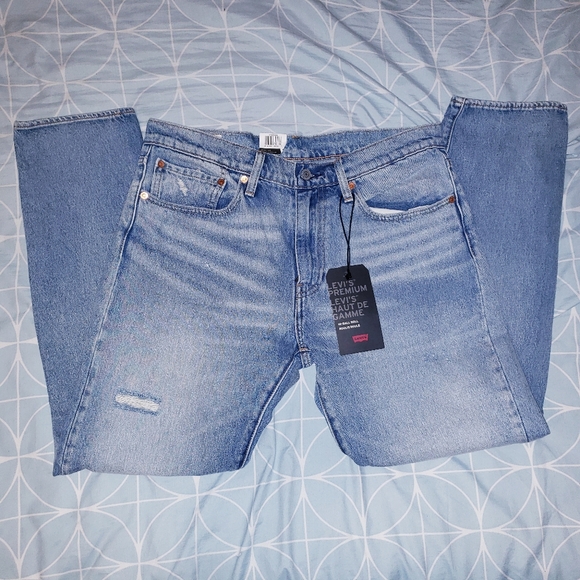 Levi's Hi-Ball Roll Jean's Light Blue NWT - Picture 6 of 8